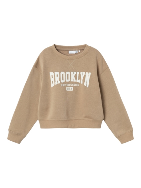Se NAME IT Kort Sweatshirt Niknaks Kelp hos SmartKidz
