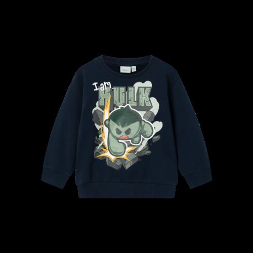 Se NAME IT Marvel Sweatshirt Alstair Dark Sapphire hos SmartKidz