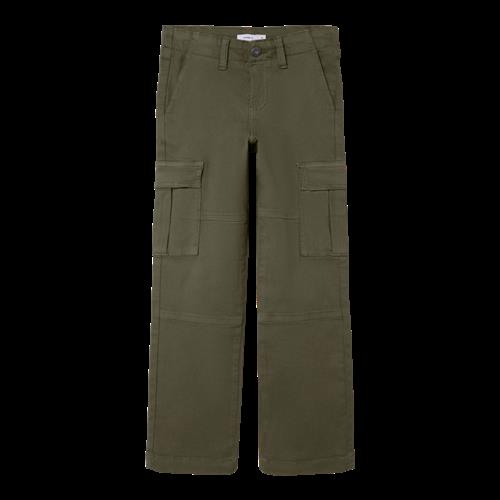 NAME IT Twill Cargobukser Ryan Olive Night