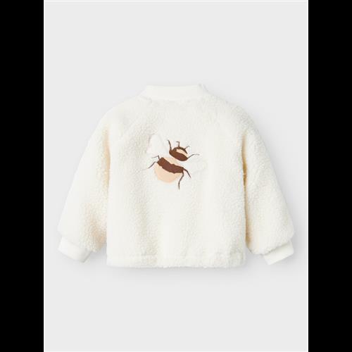 Se LIL ATELIER Lajo Bomber Jakke Bee Coconut Milk hos SmartKidz