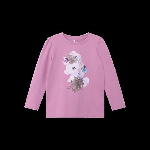 Se NAME IT Naia Langærmet Bluse Mauve Orchid hos SmartKidz