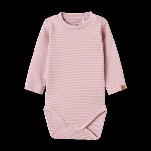 NAME IT Lakkin Langærmet Body Pastel Lavender
