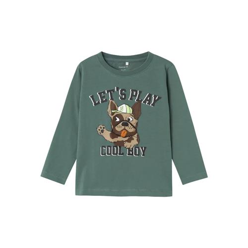NAME IT Langærmet Bluse Robbin Dark Forest