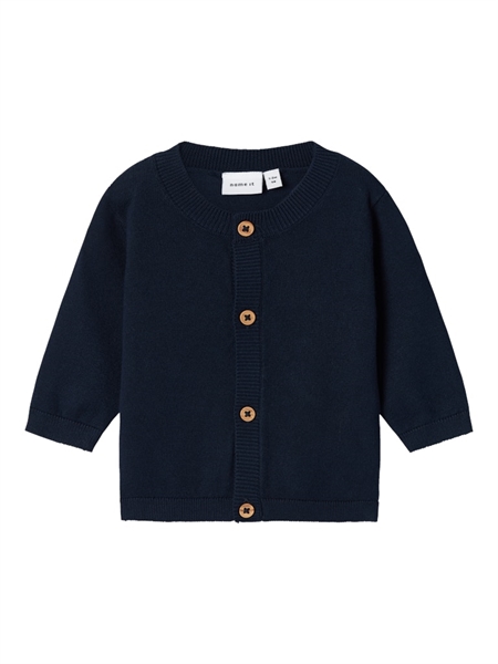Se NAME IT Strik Cardigan Rasomme Dark Sapphire hos SmartKidz