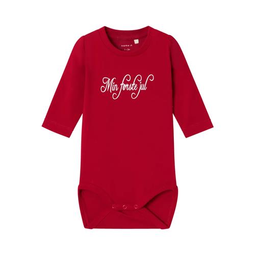 NAME IT Min Første Jul Body Rajul Jester Red