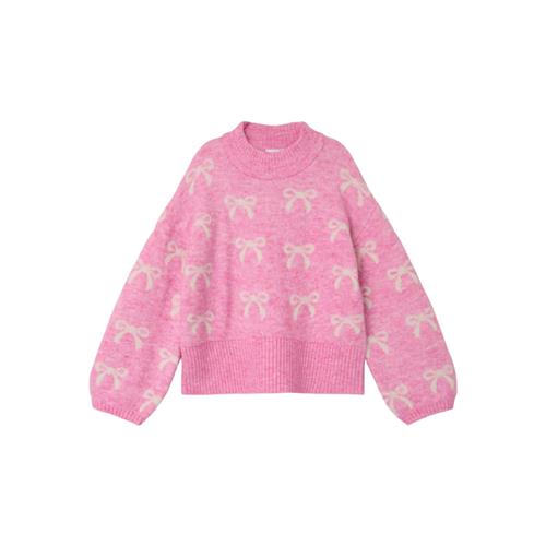 NAME IT Sløjfe Striktrøje Reify Mauve Orchid