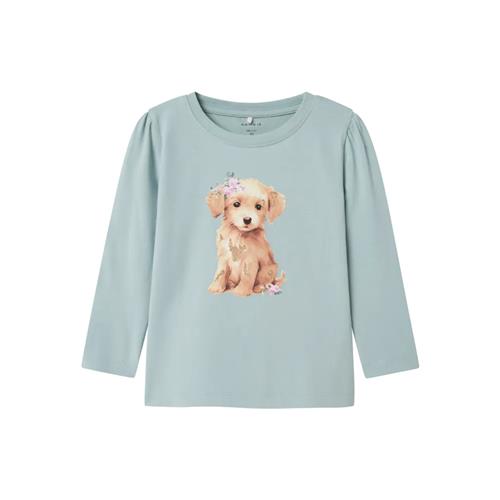 NAME IT Langærmet Bluse Ramoni Gray Mist