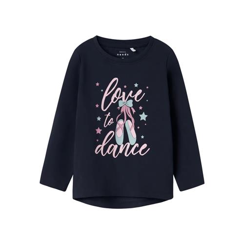 Se NAME IT Langærmet Bluse Vix Dark Sapphire hos SmartKidz