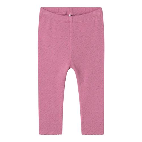 NAME IT Hulmønster Leggings Silla Mauve Orchid