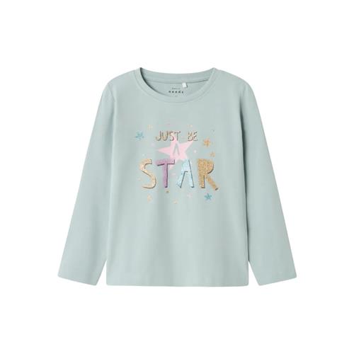 Se NAME IT Langærmet Bluse Vix Gray Mist hos SmartKidz