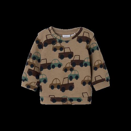 NAME IT Sweatshirt Sacar Weathered Teak