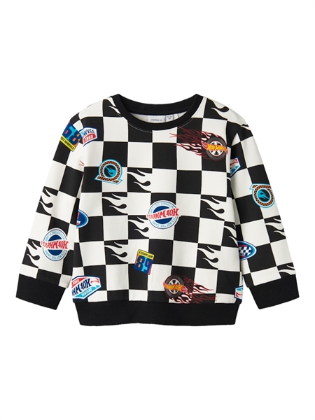 Se NAME IT Hotwheels Sweatshirt Drewy Black hos SmartKidz