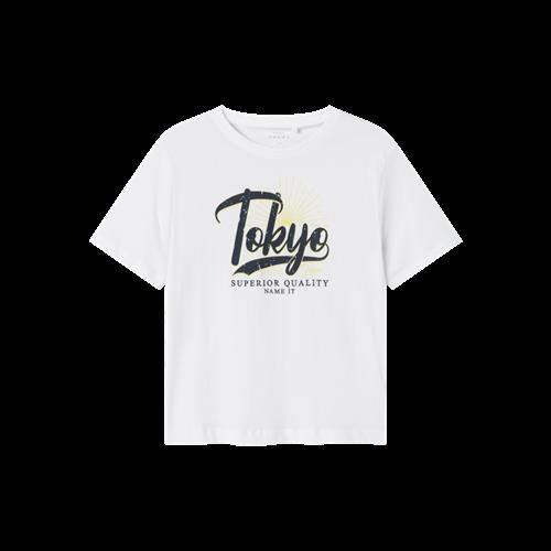 Se NAME IT T-Shirt Vilogo Bright White Tokyo hos SmartKidz