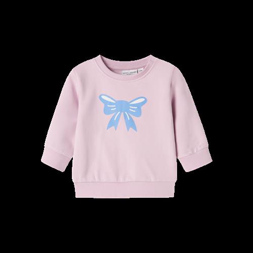 Se NAME IT Baby Sweatshirt Vrillie Winsome Orchid hos SmartKidz