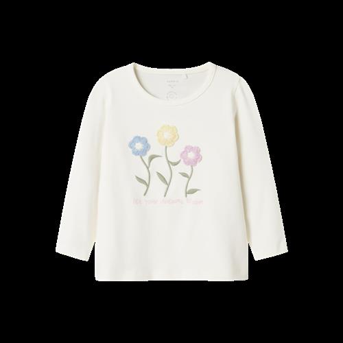 NAME IT Langærmet Bluse Tays Cloud Dancer