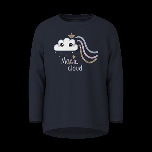 Se NAME IT Langærmet Bluse Vix Dark Sapphire hos SmartKidz