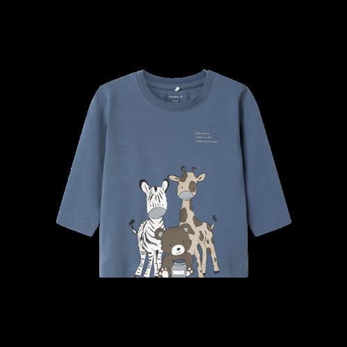 Se NAME IT Langærmet Bluse Tumo China Blue hos SmartKidz