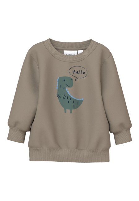 Se NAME IT Sweatshirt Vonne Weathered Teak hos SmartKidz