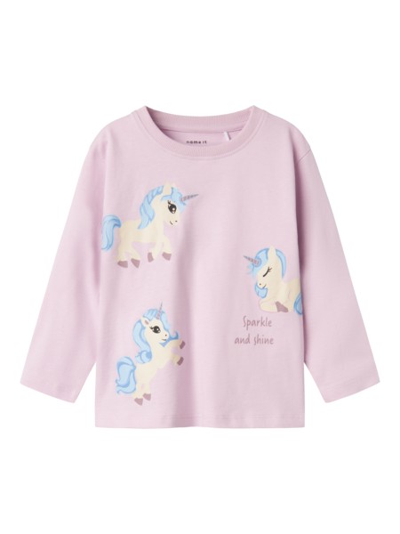 Se NAME IT Enhjørning Bluse Barry Winsome Orchid hos SmartKidz