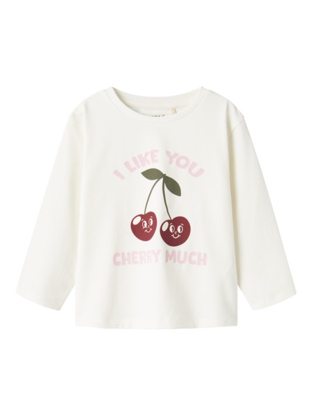 NAME IT Langærmet Bluse Berrie Cloud Dancer