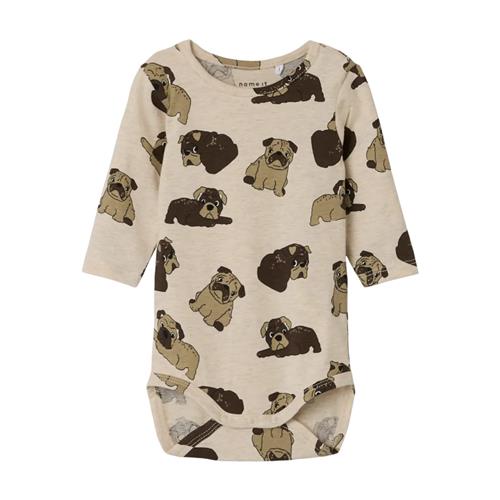 NAME IT Langærmet Body Ransmus Peyote Melange
