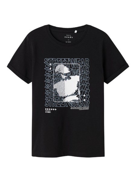 Se NAME IT T-shirt Vux Black hos SmartKidz