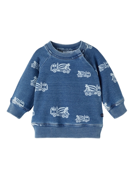Se NAME IT Sweatshirt Dann Medium Blue hos SmartKidz