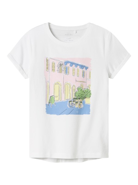 Se NAME IT T-shirt Vix Bright White hos SmartKidz