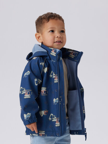 Se NAME IT Softshell Jakke Alfa08 Sargasso Sea hos SmartKidz