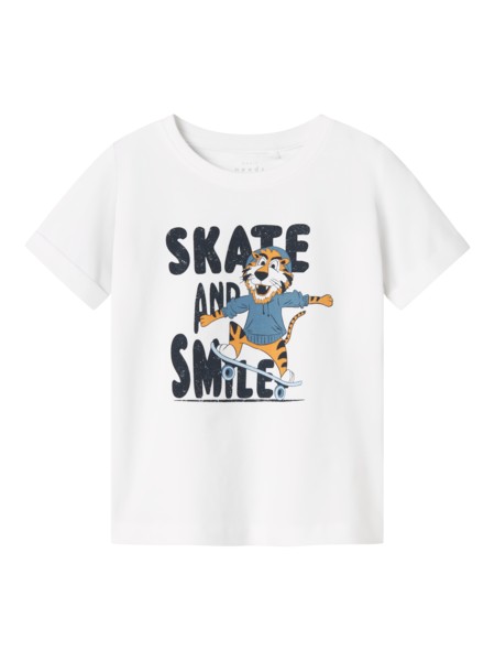 Se NAME IT T-Shirt Vux Bright White hos SmartKidz