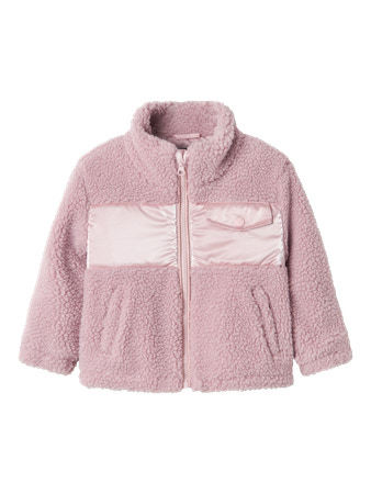 Se NAME IT Teddy Jakke Miffi Pale Mauve hos SmartKidz