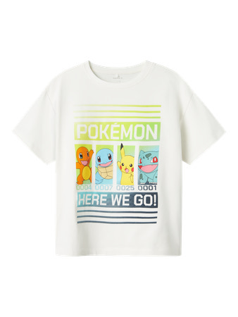 Se NAME IT Pokemon T-shirt Mabr Cloud Dancer hos SmartKidz