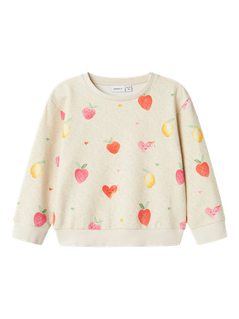 Se NAME IT Sweatshirt Folina Peyote Melange hos SmartKidz