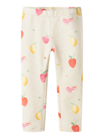 Se NAME IT Sweat Leggings Folina Peyote Melange hos SmartKidz