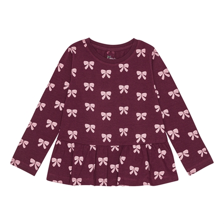 BIRKHOLM Peplum Bluse Sløjfer
