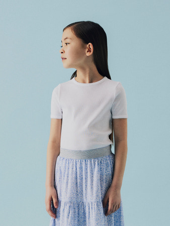 Se NAME IT Slim T-shirt Fikate Lucent White hos SmartKidz