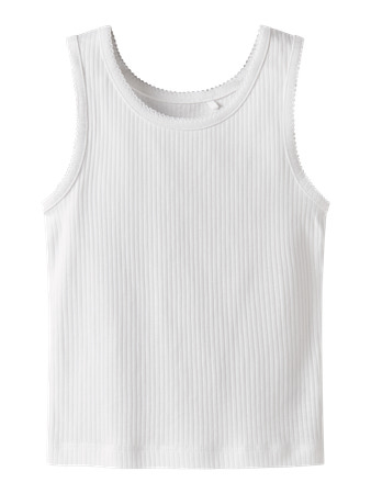 NAME IT Top Fikatie Lucent White