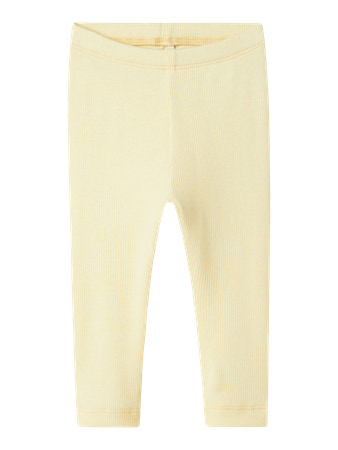 Se NAME IT Modal Rib Leggings Kab Pastel Yellow hos SmartKidz