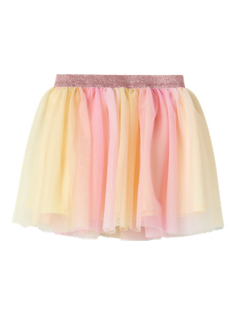 NAME IT Tyl Skørt Vabos Pastel Yellow