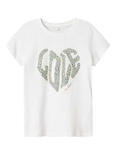 Se NAME IT T-shirt Hillip Bright White hos SmartKidz