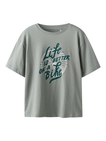 Se NAME IT T-shirt Vango Slate Gray Bike hos SmartKidz