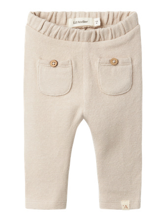 LIL ATELIER Baby Leggings Thoro Gray Morn