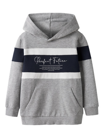 NAME IT Sweat Hoodie Pnallon Grey Melange