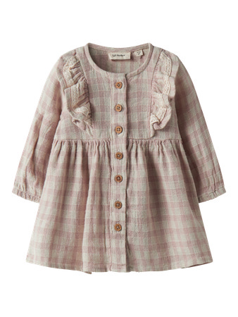 Se LIL ATELIER Løs Kjole Dagmar Peach Whip ved SmartKidz