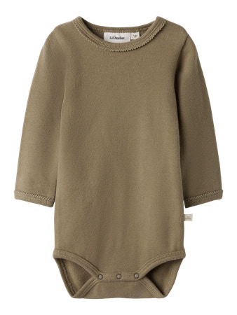 Se LIL ATELIER Langærmet Body Thoro Sepia Tint hos SmartKidz