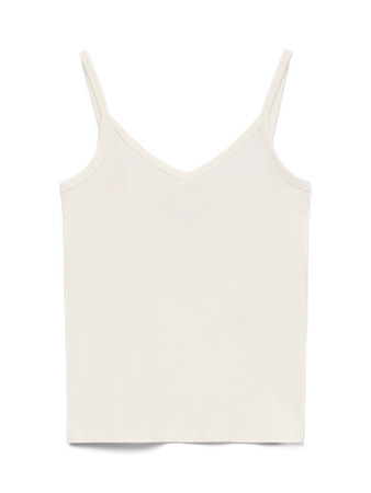 Se VERO MODA GIRL Strop Top Maxi Snow White hos SmartKidz