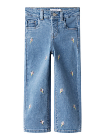 Se NAME IT Jeans Rose Light Blue Denim Ice Cream hos SmartKidz