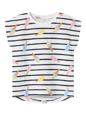 NAME IT T-shirt Vigga Bright White Ice