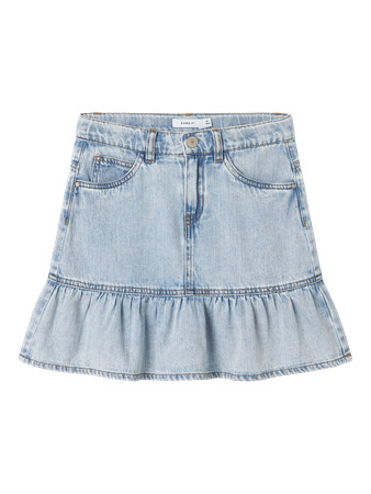 Se NAME IT Denim Nederdele Nynne Light Blue Denim hos SmartKidz