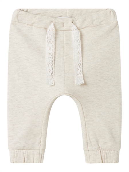 Se NAME IT Lette Sweatpants Hush Peyote Melange hos SmartKidz